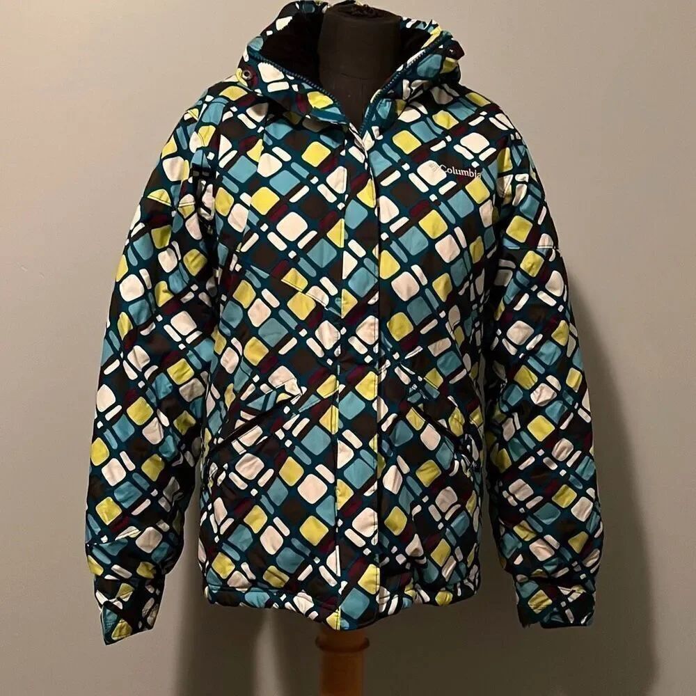 Columbia Girls' Multicolor Bugaboo Hooded Waterproof Winter Ski Jacket